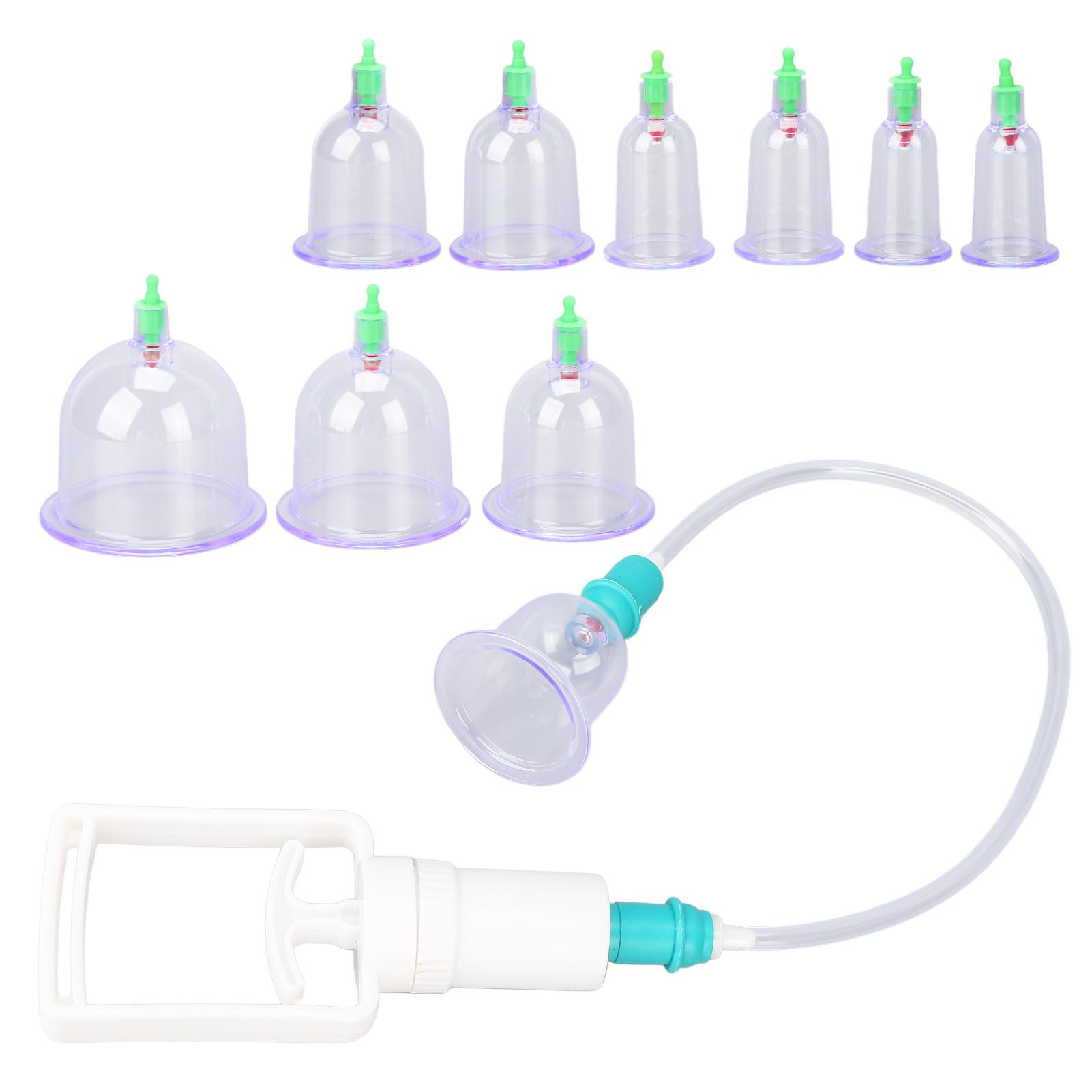 

Chinese Cupping Therapy Set Professional Acupoint Suction Cupping Sets with Vacuum Pump for Back