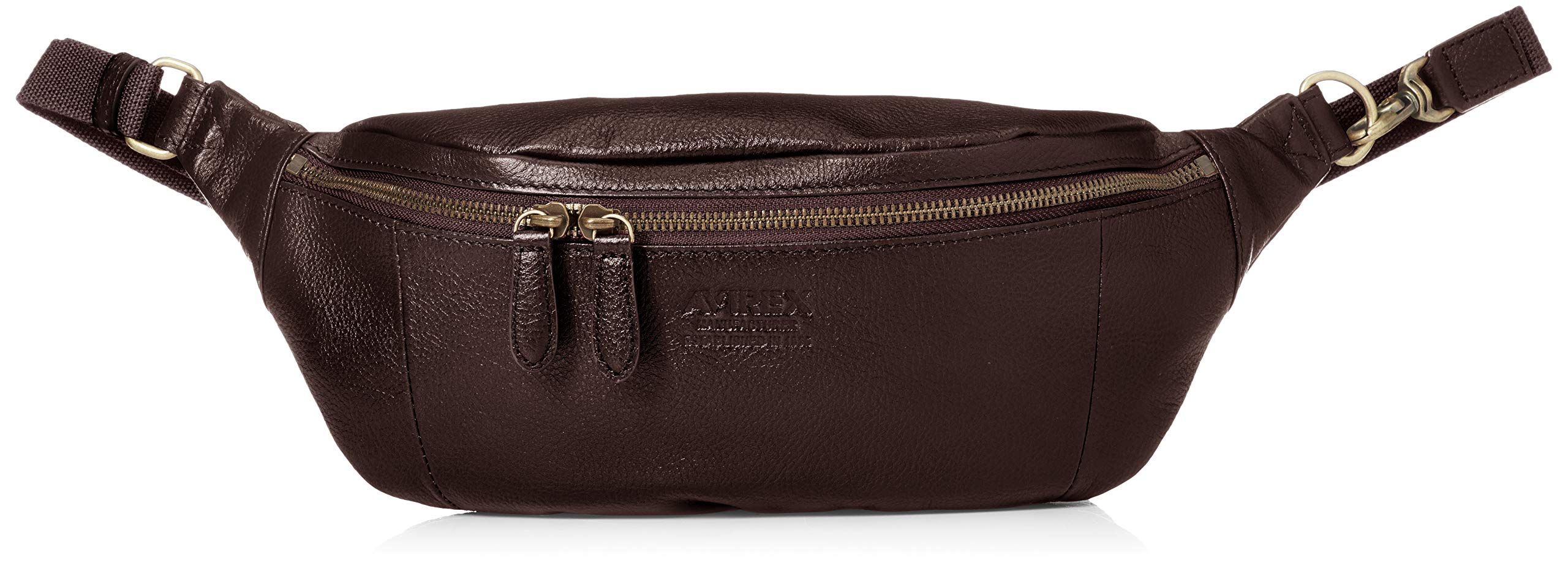 

Cowhide Body Bag AVX5614 Genuine Leather Chocolate [Avirex] шоколадний