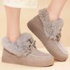 The New Cotton Shoes Are Versatile, with Added Fleece and Thickened Snow Boots and Anti-slip Cotton Boots