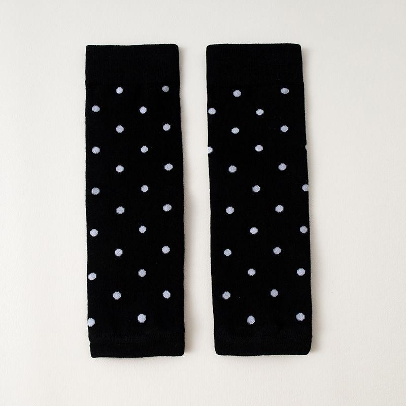 Women Leg Warmers Air Conditioner Knee Protection Thermal Dot Pattern Stacked High Socks Arthritis Care Straight Cut Leggings