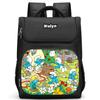 Smurf Anime Backpack Student Schoolbag Computer Bag