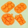 3D Silicone Halloween Cake Mold Pumpkin Ghost Shape Mould for Making Cookie Candy DIY Cake Decoration Tools Baking Accessories
