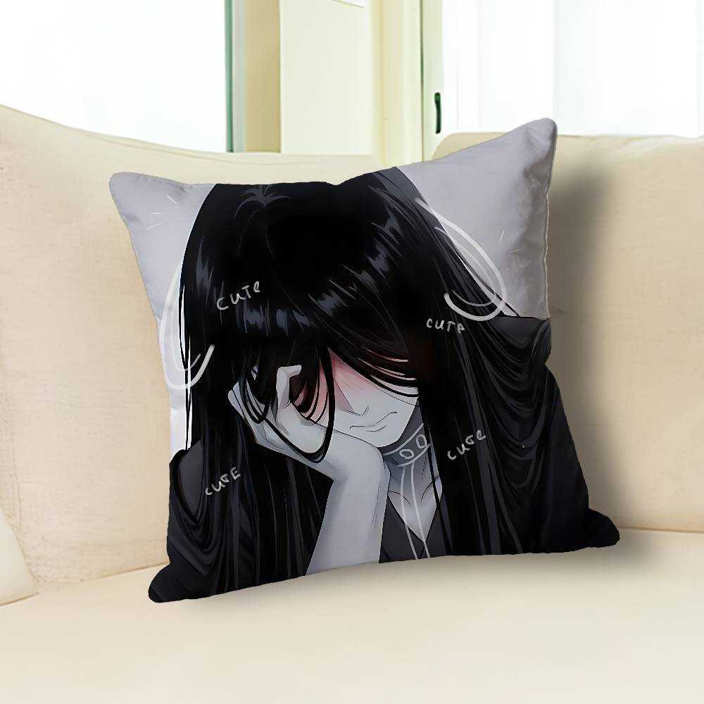 H-Homiciphers Mr C-Crawling Pillow Cases for Bedroom Living Room Sofa Home Decor Polyester Cushion Cover with Zipper