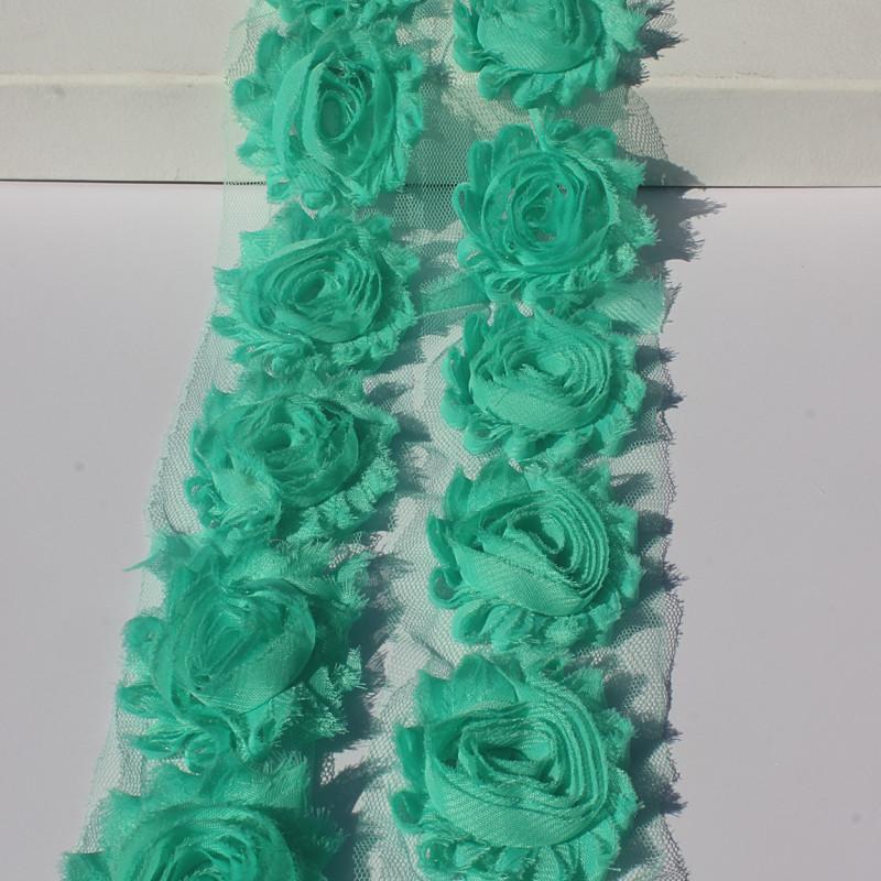 

1 год 2,5 дюйма Шифоновые шебби цветы для принцесс, повязки на голову, аксессуары для волос, комбинезон для новорожденного, платье, швейные DIY цветы