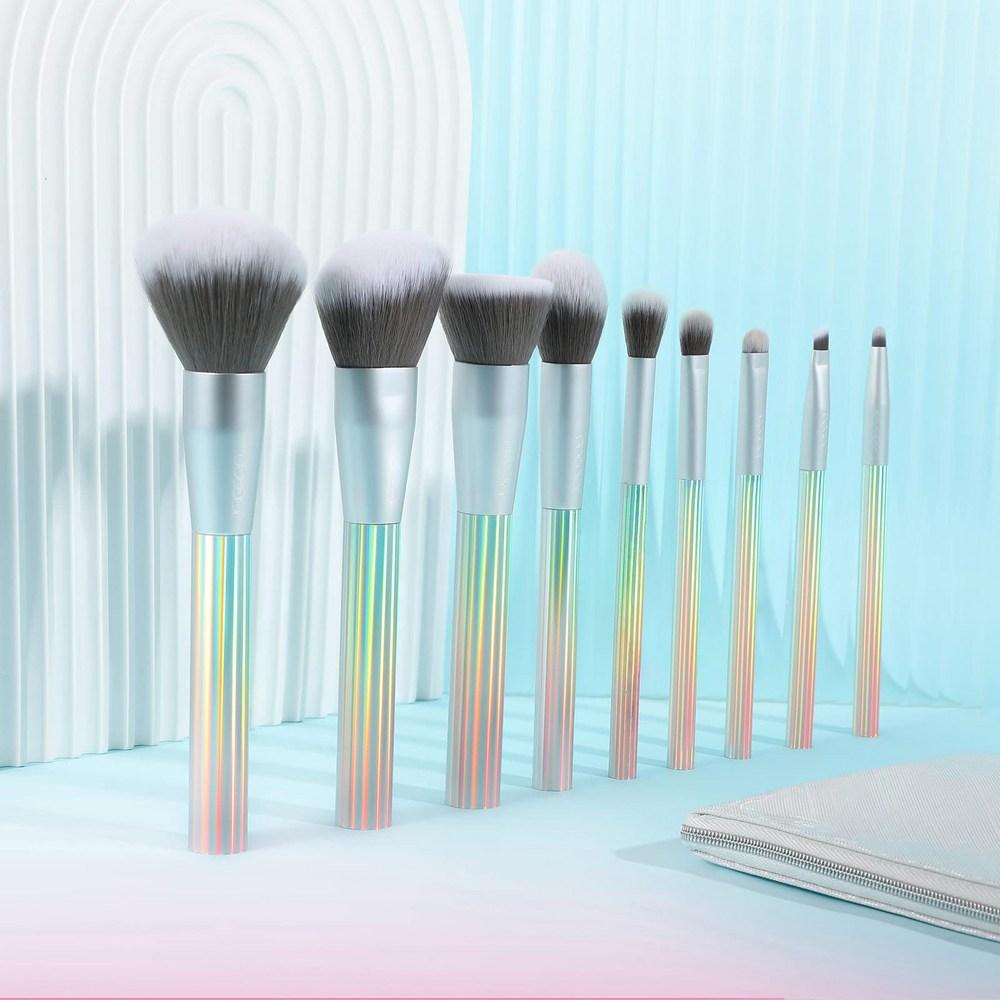 Docolor 9 Two Color Makeup Brush Set Foundation Brush Eye Shadow, 1 Piece