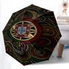 Portuguese Heritage Emblem Folding umbrella Portable durable Sun umbrella light travel
