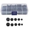 360pcs Round Toy Eyes Plastic Safety Eyes Doll Making Flat Back Eyes Doll Making