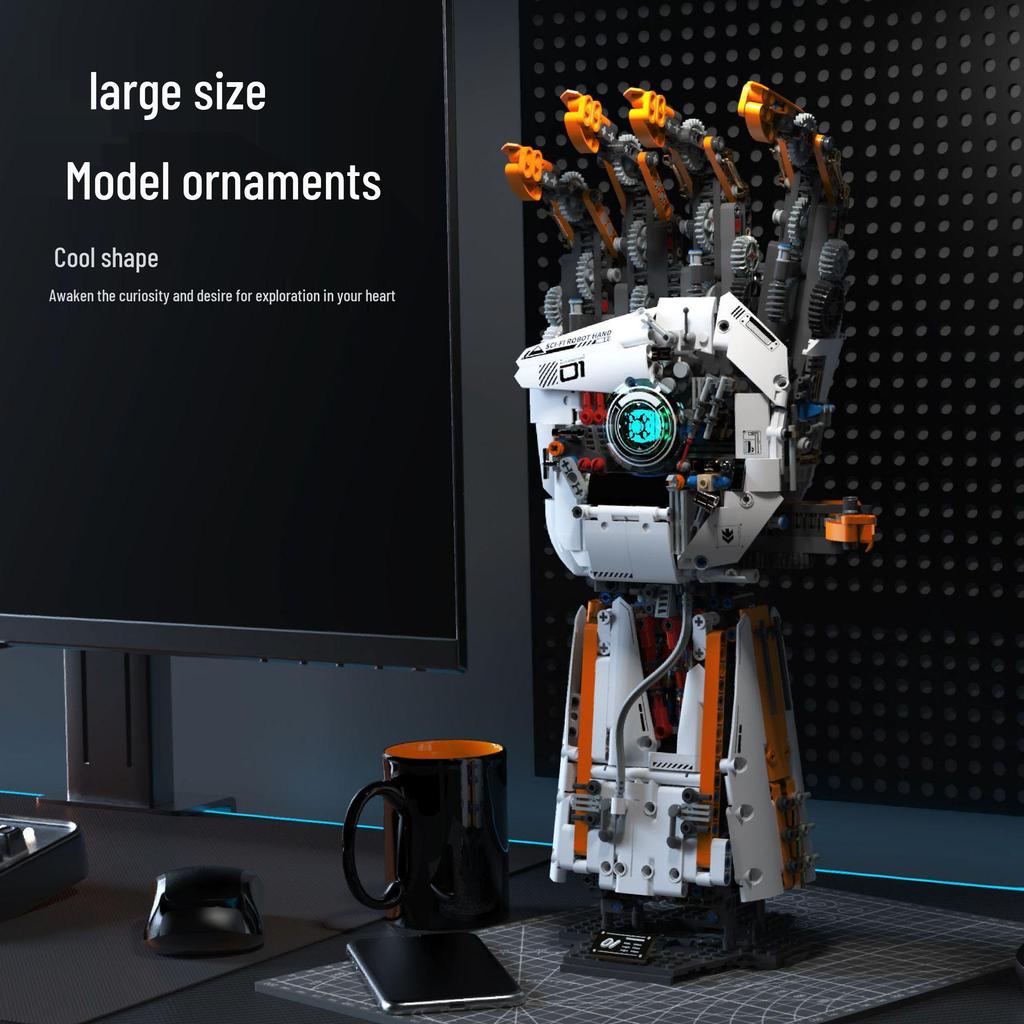 H1001 Remote Control Mechanical Arm Building Set – Educational Electric Programming Toy for Kids