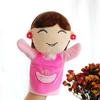 Set of 4pcs 6pcs Family Hand Puppet Member Glove Muppet Plush Toy Educational Learning Kindergarten Dolls for Kids Story Telling