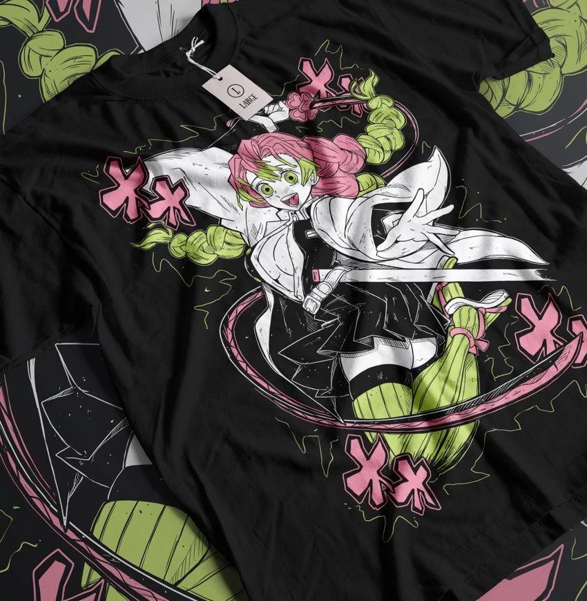 Mitsuri Kanrojii TShirt Demon Slayer Mitsuri Kawaii Anime Nezuk Shirt All Size S