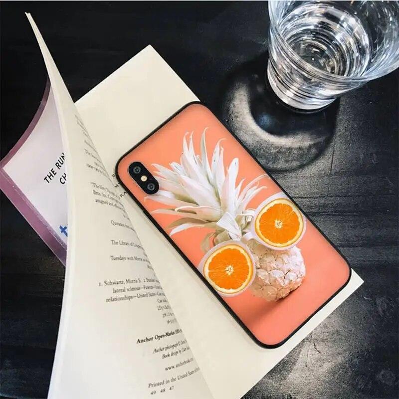 Capa de celular colorida de abacaxi para iPhone Samsung Galaxy Redmi Xiaomi Oppo OnePlus Note SA 7 8 9 10 11 12 13 14 20 21 22 23 53 54 Pro Max Plus Ultra