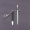 12CM Metal Glamdring Aragorn Narthil Sword Elves Anduril Middle Earth Weapon Katana Samurai Sword Keychain Ornaments Gifts Toys