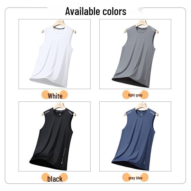 MIIOW Men's Ice Silk Quick-Dry Sports Vest