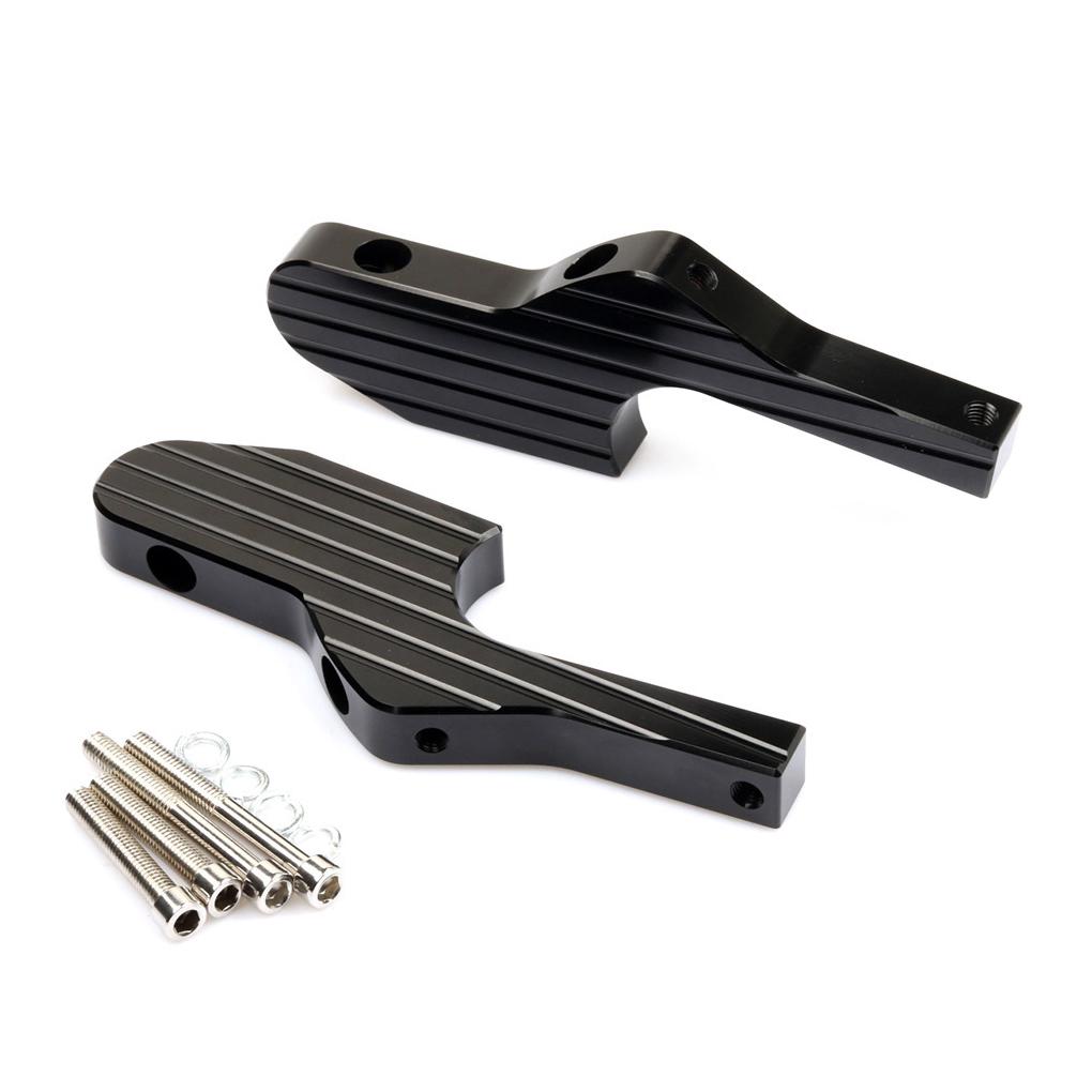 Aluminum Foot Peg Extensions Extended Footpegs for Vespa GT GTS GTV 60 125 200 250 300 300ie Vespa Motorcycle Parts