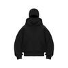 Mens Oversized Hooded Sweatshirt With Double-Layer Hood Fleece-Lined Zip-Up Pullover Fall