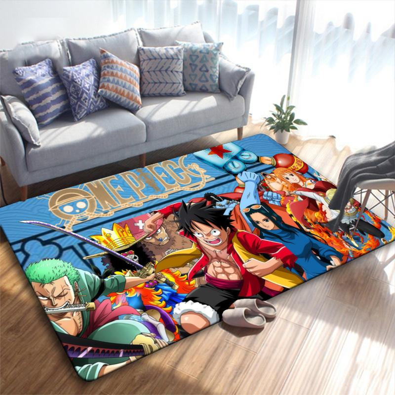 Anime Onepiece Carpet Rug for Living Room Bedroom Home Sofa Decoration,Kids play Non-slip Floor Mat
