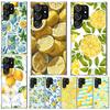 Summer Fruits Lemon Soft Phone Case For Samsung Galaxy S22 S23 S24 S25 Edge S26 Ultra S20 FE S21 Plus + Fundas Coque Galaxy S20