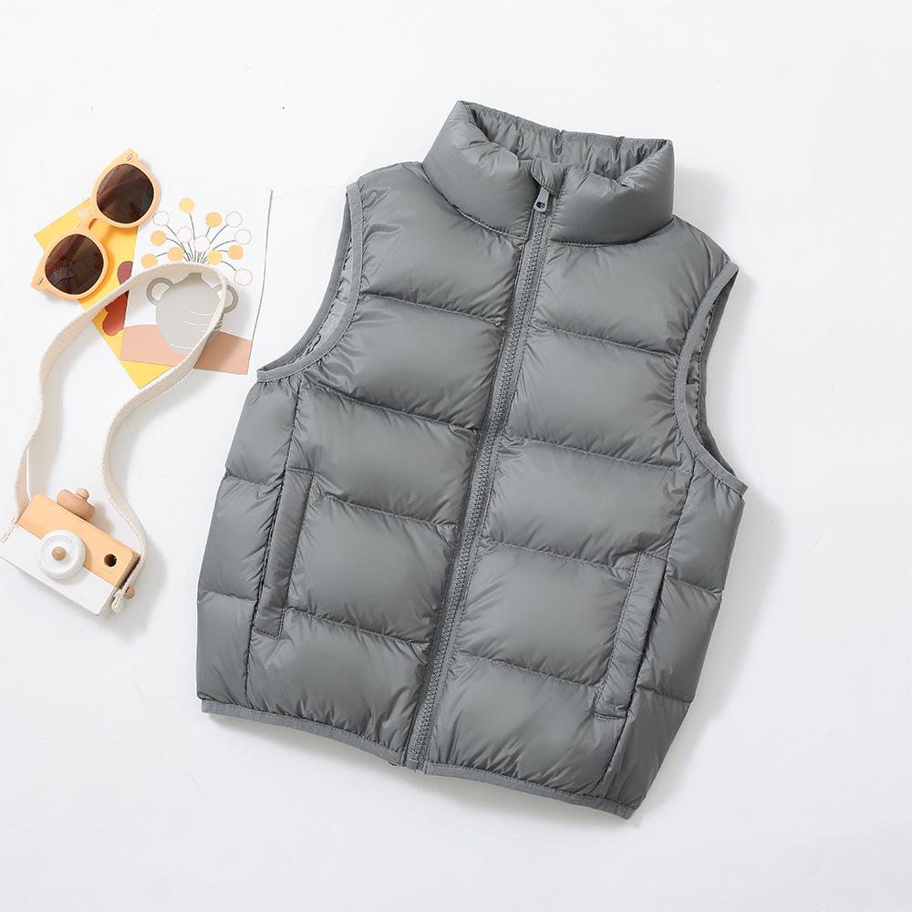 2025 New Parent-Child Down Vest for Boys & Girls - Warm Bread Coat, Sizes 110-170