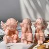 3D Angel Candle Crafting Mold Silicone Mould for Unique Handmade Crafts Epoxy Resin Desktop Decoration Making Mold
