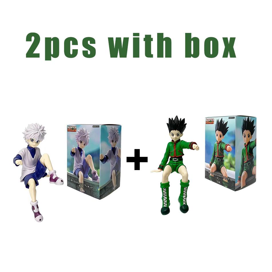 In Stock: For Hunter Anime Figures, Gon And Killua Action Figures, Collectible Noodle Stopper Model Toy Sets,Boys' Toy Sets