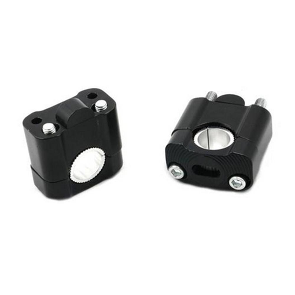 Black Handle Fat Bar Mount Clamps Riser 7/8" Handlebar for Dirt Bike Motocross
