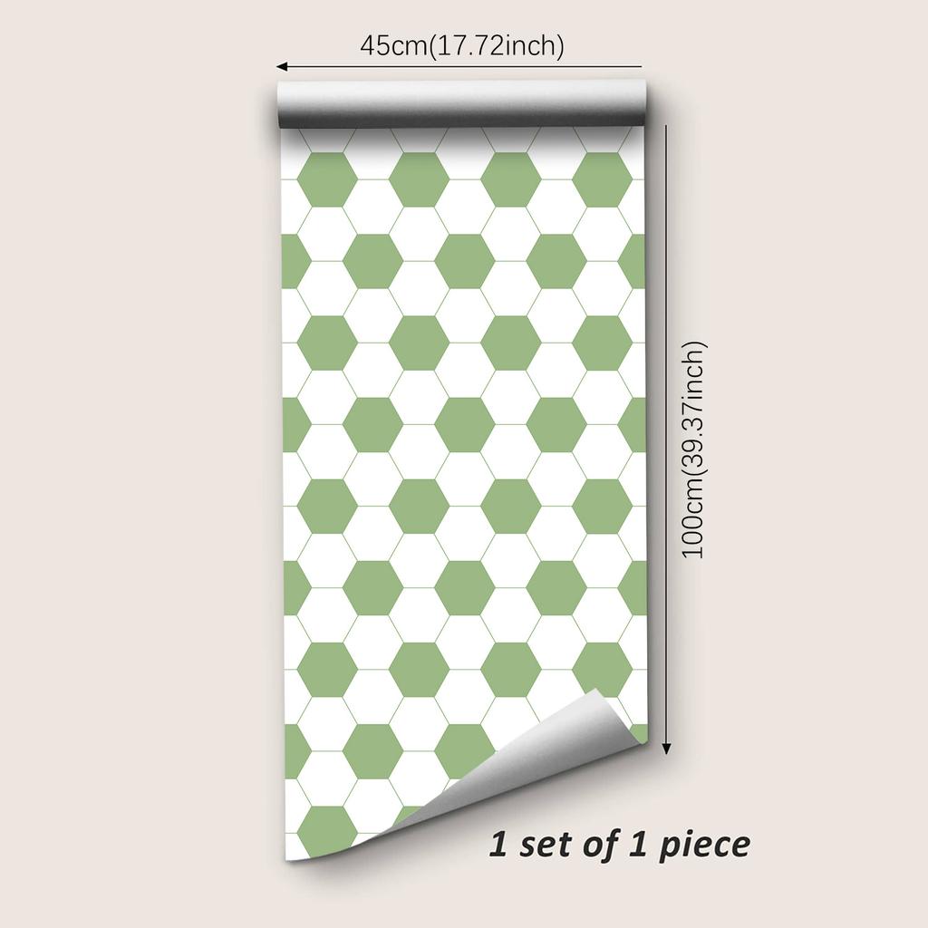 Modern Simple Hexagonal Pattern Peel and Stick Wallpaper Self Adhesive Contact Paper Removable Waterproof Wallpaper For Furniture Renovation