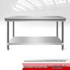 Xinhhexing Stainless Steel 2-Tier Work Prep Table