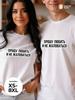 Oversized Cotton T-shirt with "Please Love Me (No Complaints)" Slogan