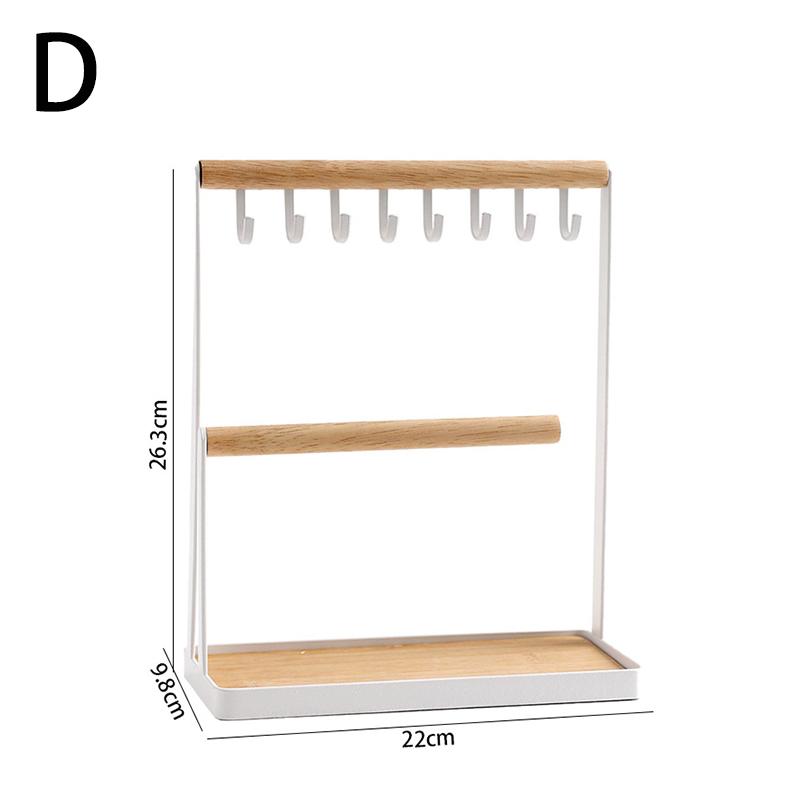 Sieraden Plank Hanger Ketting Display Standaard Oorbel Sieraden Opbergruimte Bureau Klein Item Metalen Organizer Huishoudelijk Apparaat Voor Winkel