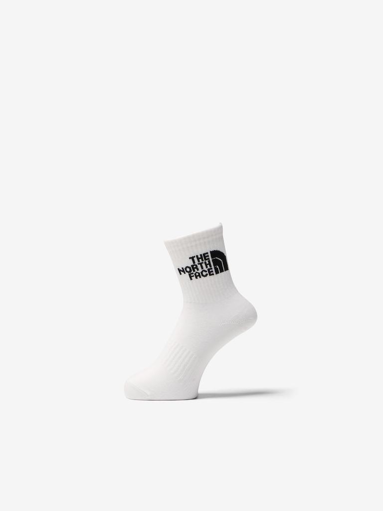 The North Face Socks TNF Jacquard Logo 3P Crew Unisex Adult NN82411 TNF Black L White/TNF