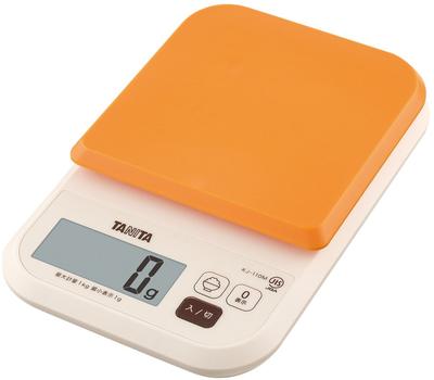 Tanita Weegschaal Voedsel Calorieën 1kg 1g Oranje OF Meet de calorieën van rijst KJ-110M