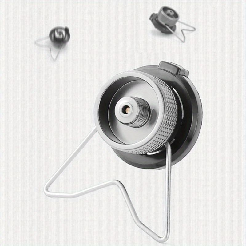 1PC/2PCS Portable Gas Stove Adapter Aluminum Alloy Camping Converter Lightweight Conversion Head Compact for Outdoor Cooking