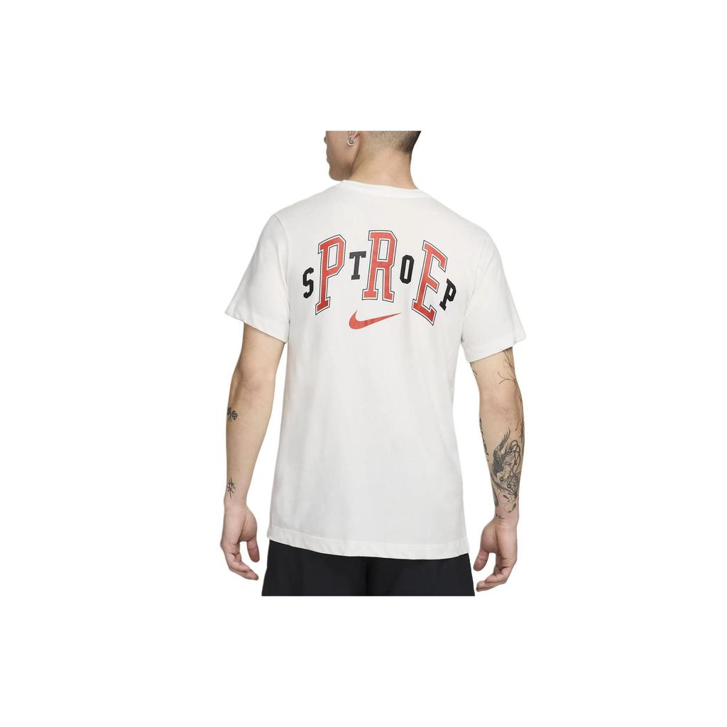 Nike T Shirts Men's Summit White Crew Neck Moderate Straight Fit FV8393-121