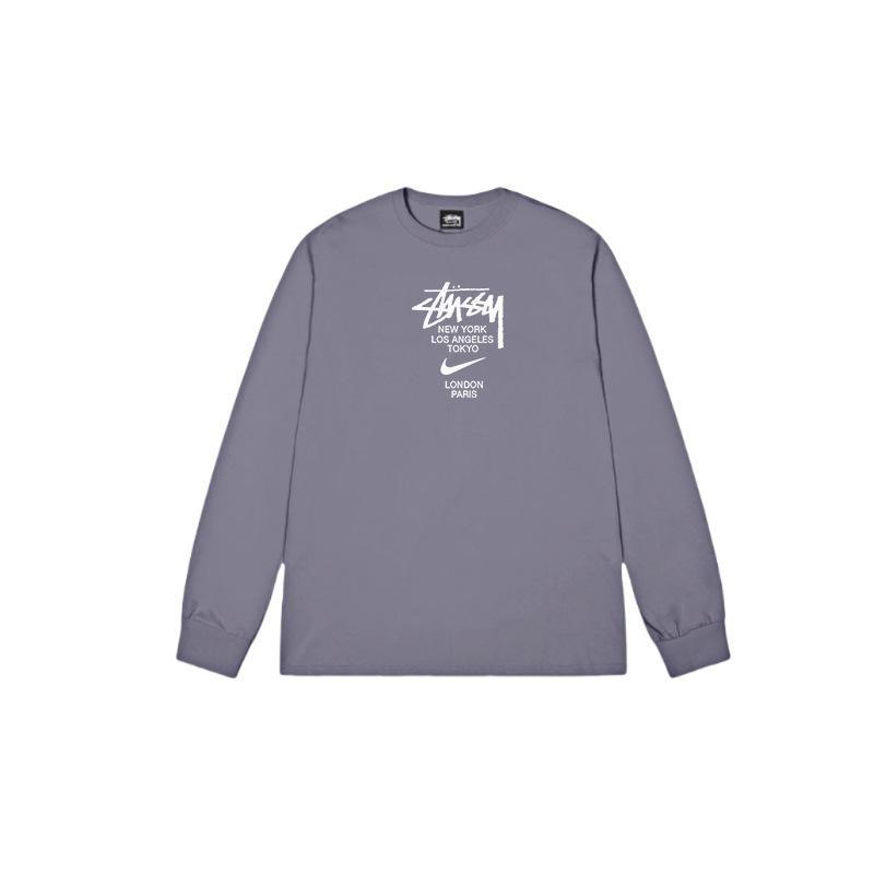 STU SS25 dice printing long-sleeved t-shirt for men and women of the same style, spot classic