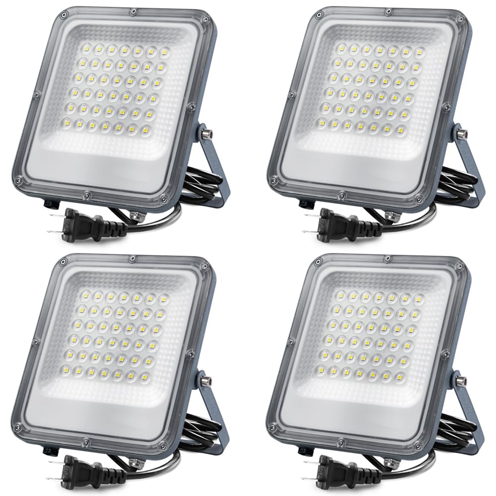 

MAGOKORO LED Floodlight, Outdoor Work Light, 30W, Ultra-Thin, High Brightness, 3900lm, Daylight White, IP66 Waterproof, 120° Wide Angle, 2M Power