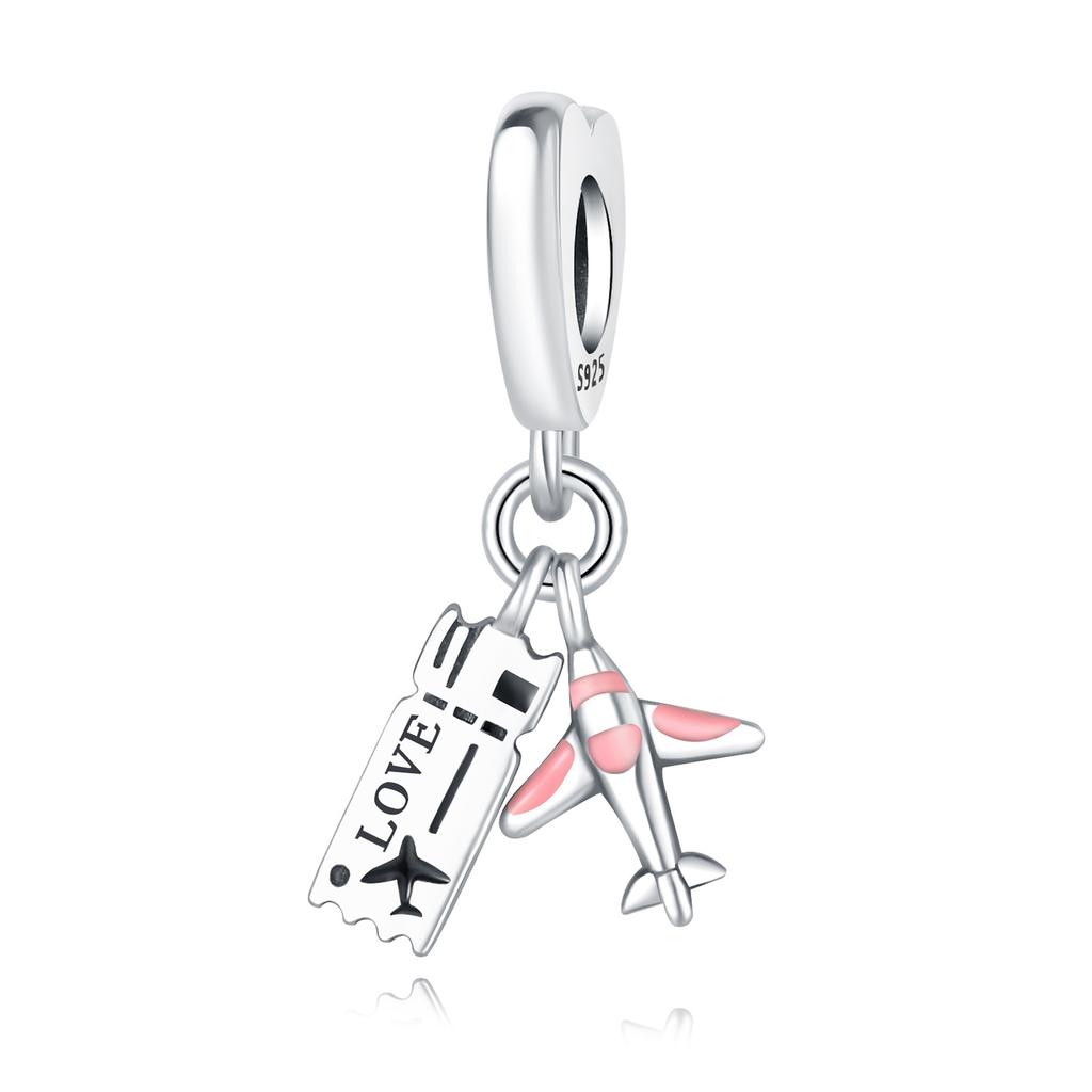 Copper Travel Vacation Series Pendant Charms Beads Fit Original Wear Braceletsdiy Jewelry Gifts Accessory