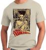 PubliciTeeZ Camiseta Grande e Alta Noiva de Frankenstein Pôster de Filme de Terror