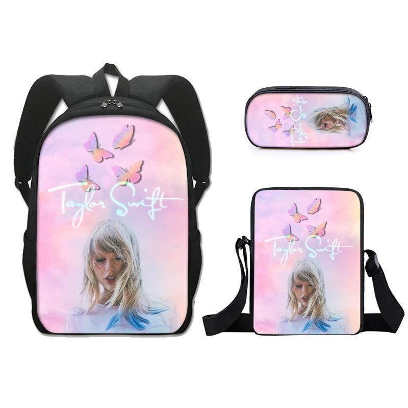 Taylor Swift Taylor Swift Zaino Scolastico Zaino per Bambini Piccola Borsa a Tracolla Astuccio Zaino