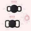 PuppyDoggy 2 Pcs Silicone Dog Collar Tag Holder, Dog Cat Tracker Case Waterproof, Scratch-Resistant, Anti-Lost & 1 Pcs Keychain Holder Case for Bag,