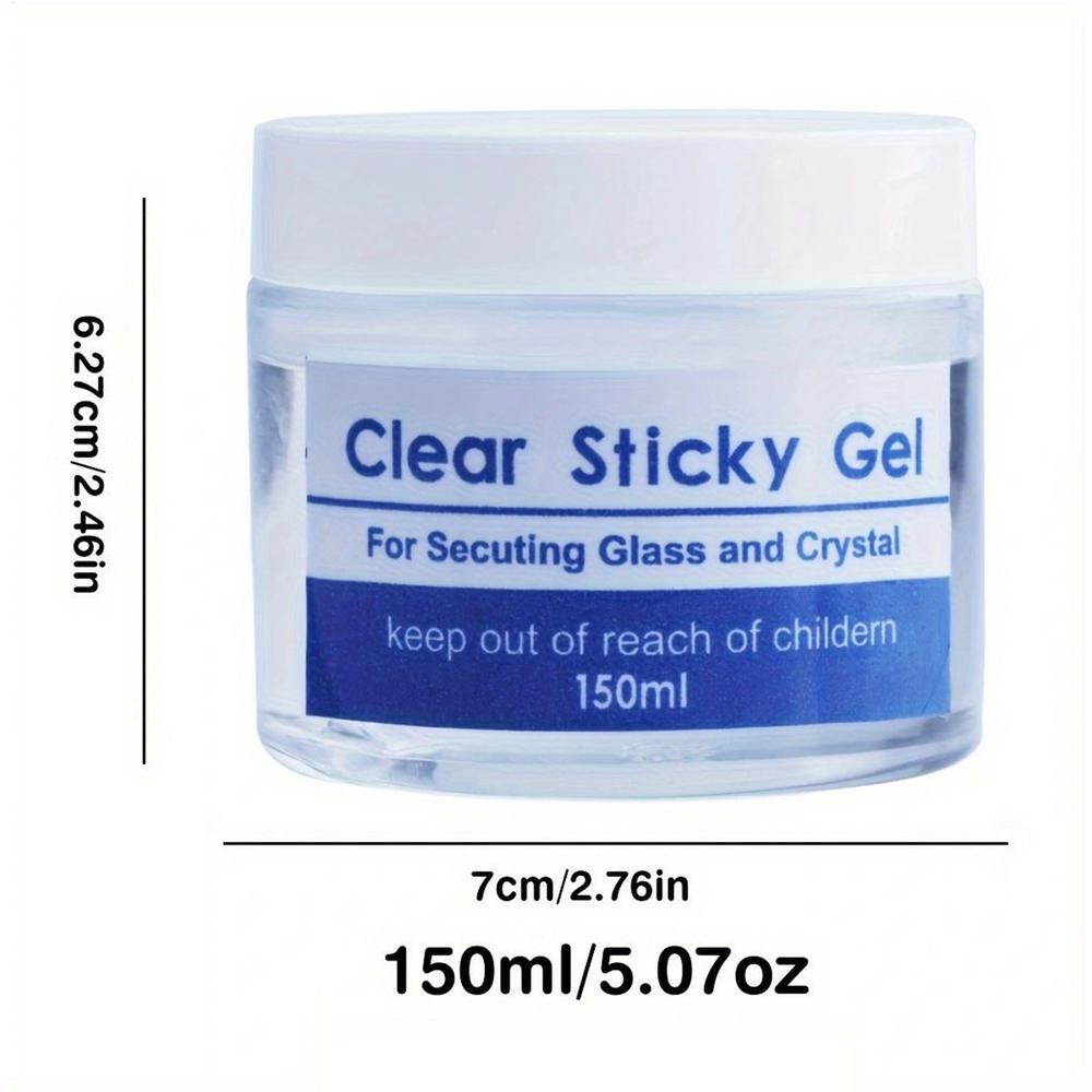 Museum Gel Clear Removable Museum Paste Putty Wax Removable Reusable No Residues Clear Adhesive Exhibits Putty Prevent Vibration