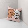 Cartoon Lovely Cute BuBu DuDu Pillow Case For Sofa Decor Car Office Room Printing Cushion Cover Decorations and Protector