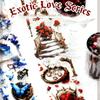 200cm/roll Butterfly Flower Decorative Tape Cream Creative Cartoon Stickers Fashion DIY Scrapbook