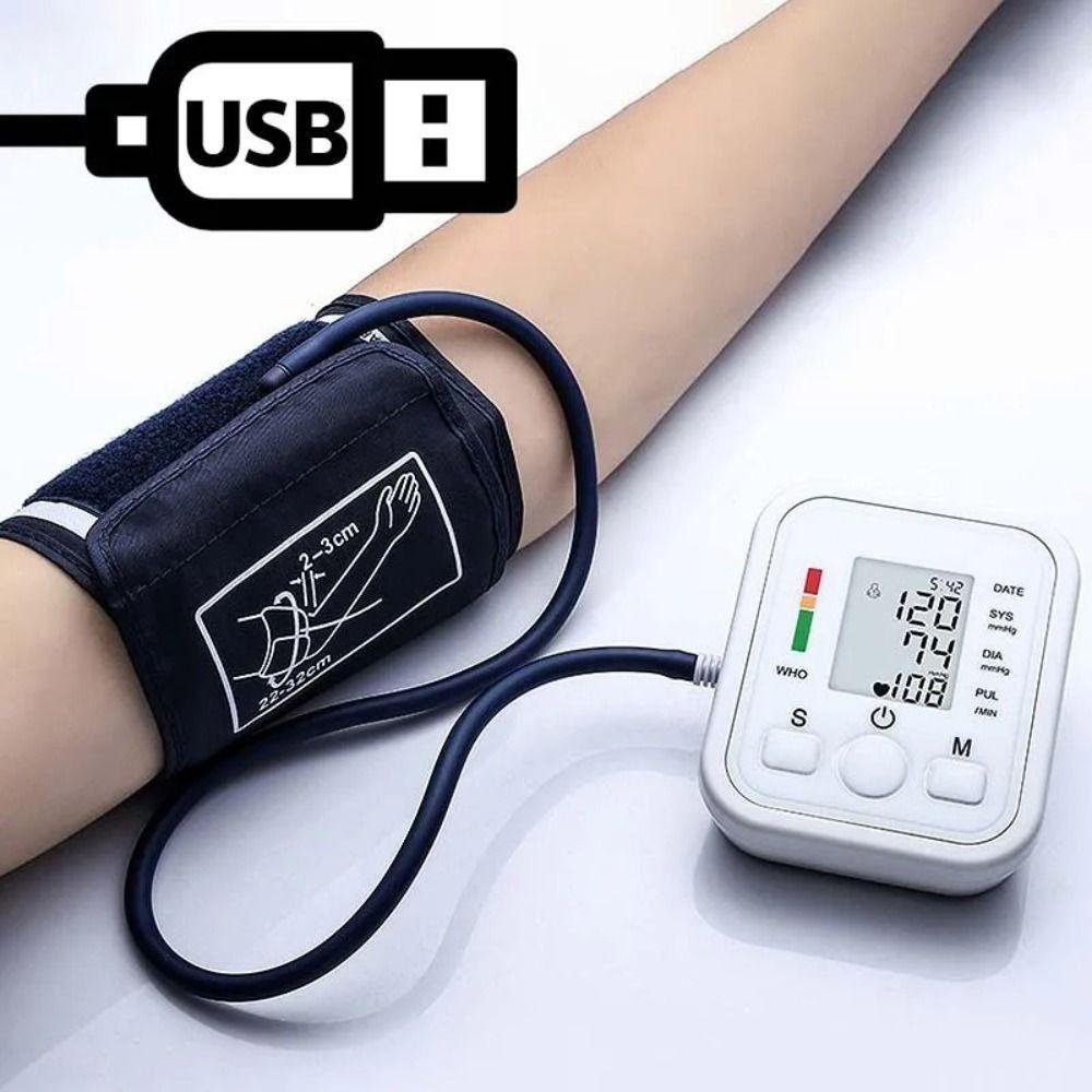 Heart Pulse Blood Pressure Monitor Health Sphygmomanometer  Home Use