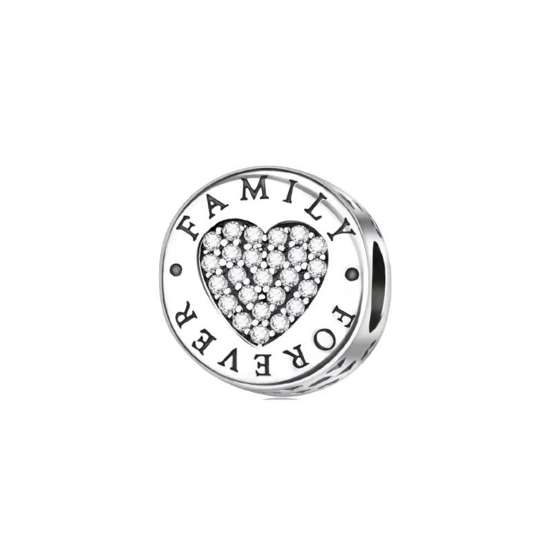 New 925 Silver Heart Bow Dog Palm Turtle Elephant Bead Pendant Charm for DIY Bracelet Jewelry
