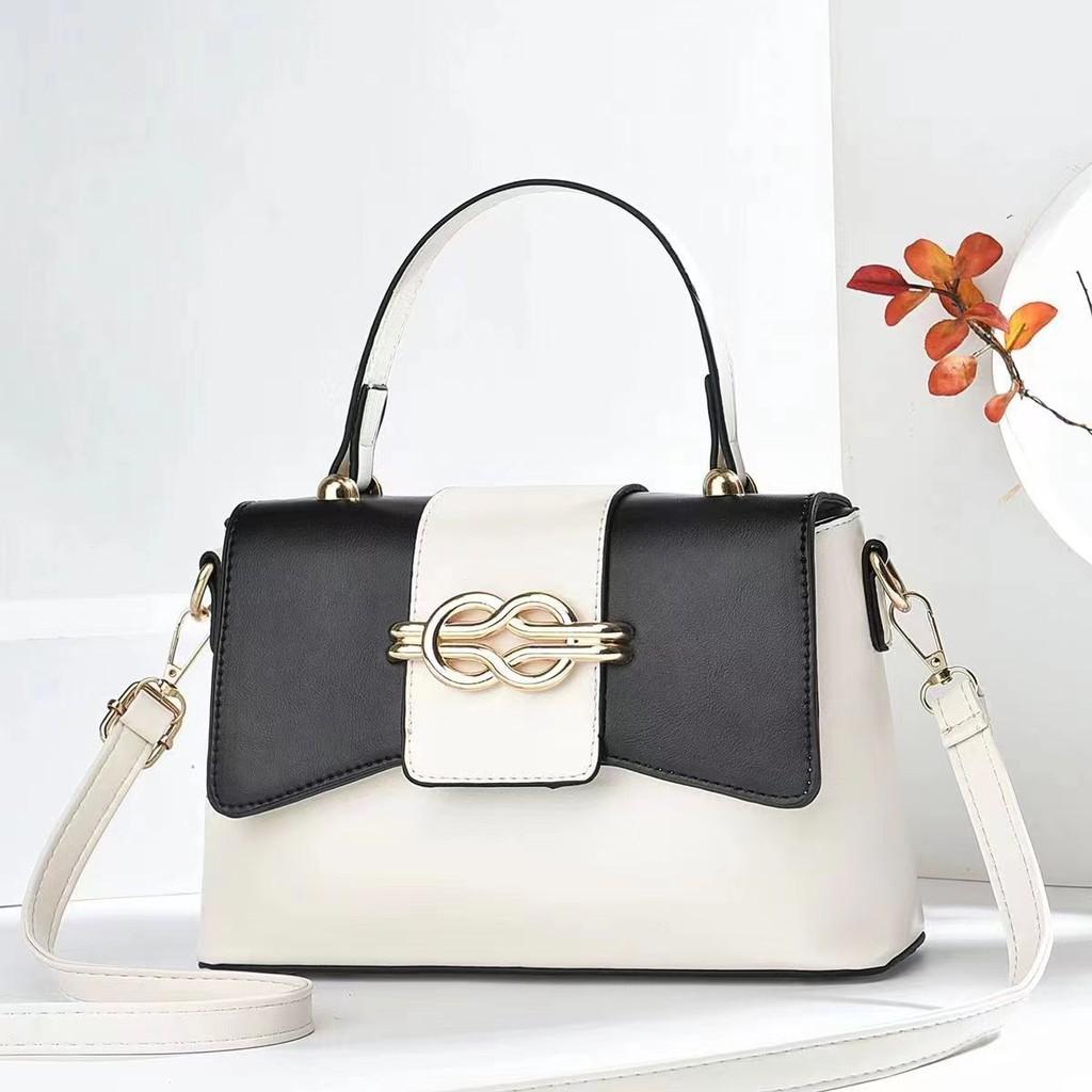 Stylish Cross-border Color-block Tote Bag For Women With Chic Design And Versatile Use