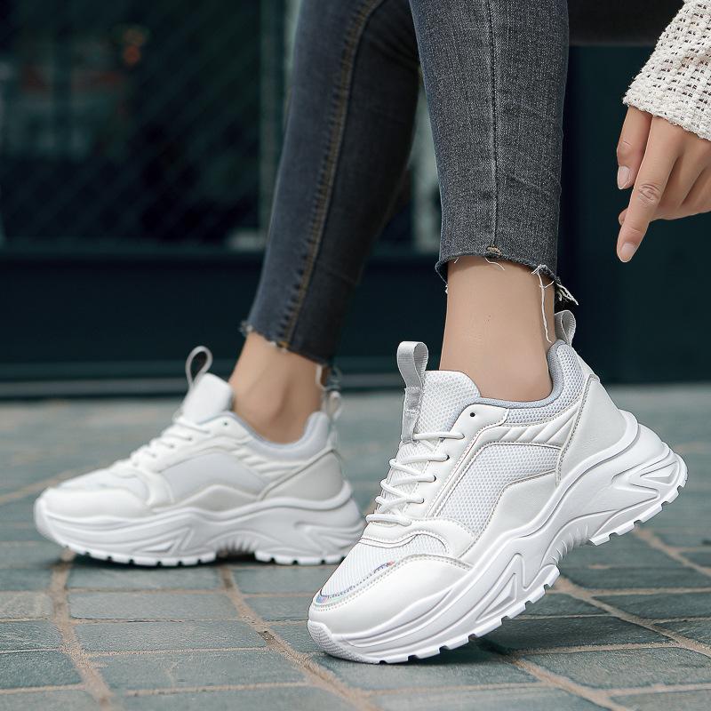 Four Seasons Casual Daddy Shoes Tide Shoes Light Breathable Comfortable Sneakers Commuter Campus