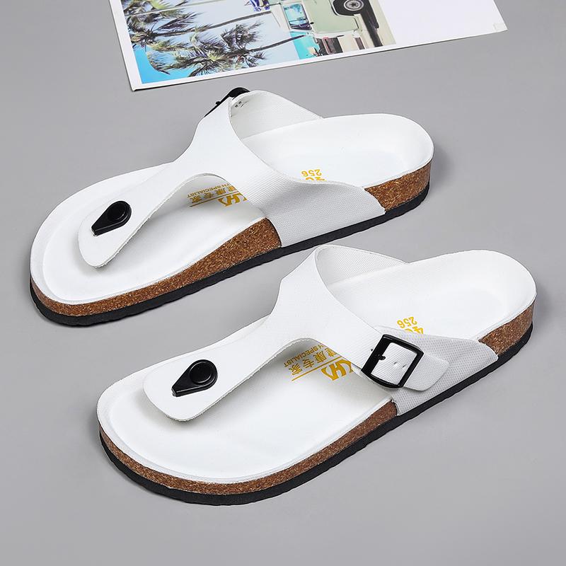 Fashion New Trend Gacimy Men's Fashion Cork Sandals Summer Cork Clogs Slippers Unisex Casual Mules Outdoor Platform Antiskid Flip Flops