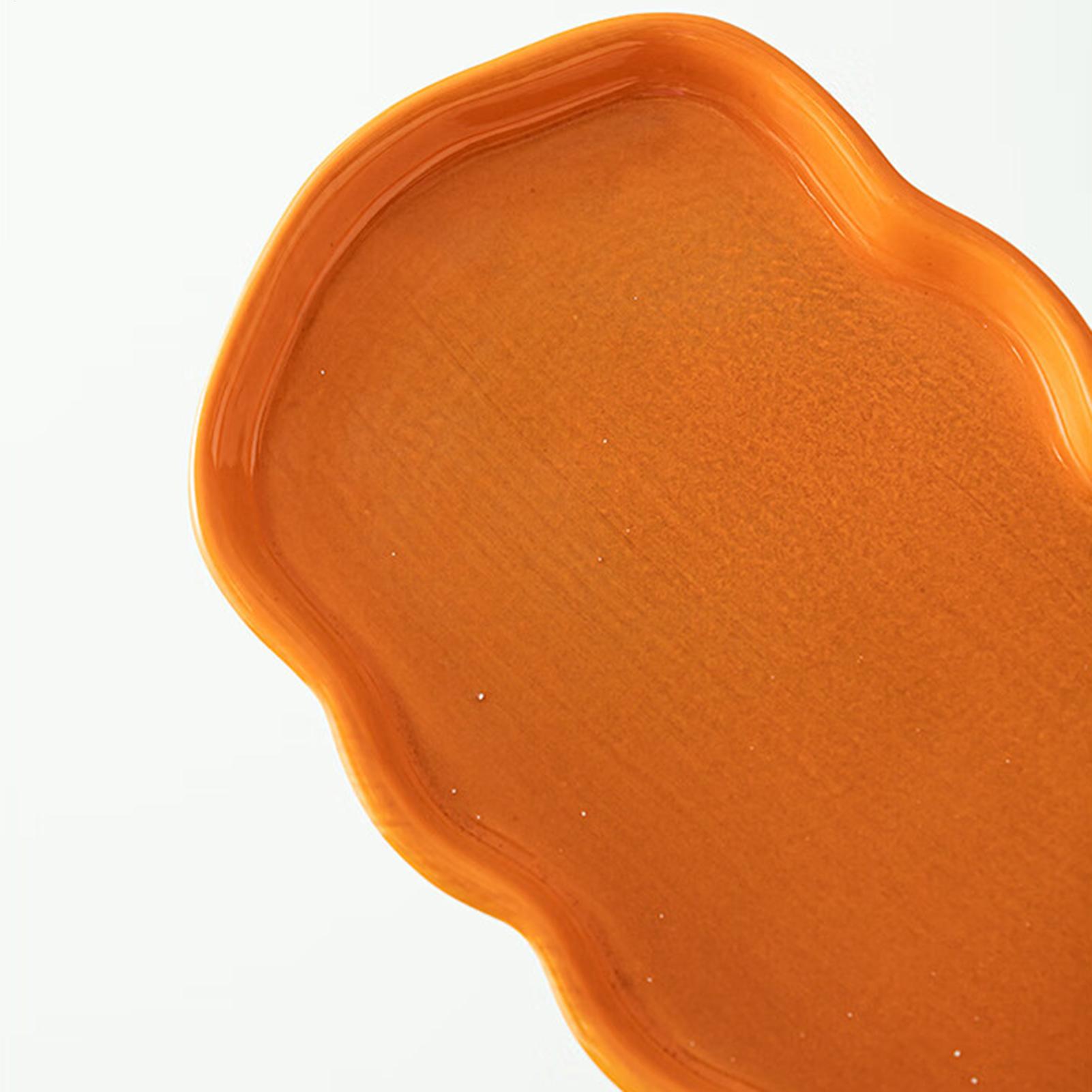 

Поднос для закусок на Хэллоуин в форме тыквы с крышкой, блюдо в форме тыквы, осенний поднос для кухонной столешницы, для ужина на День Благодарения, праздничная витрина CN