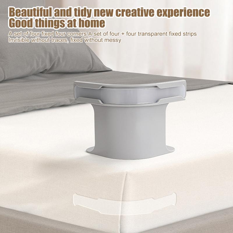 4PCS Bed Sheet Fasteners Anti-Slip Invisible Bed Sheet Cover Holder Clips safety sheet bed sheet Home Supplies Fixator for Beds