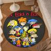 Edd Eddy Adventure Round mat, Anti-slip Circle Carpet Chair rug For livingroom,Bedroom, doormat home decor Gift Christmas Gifts